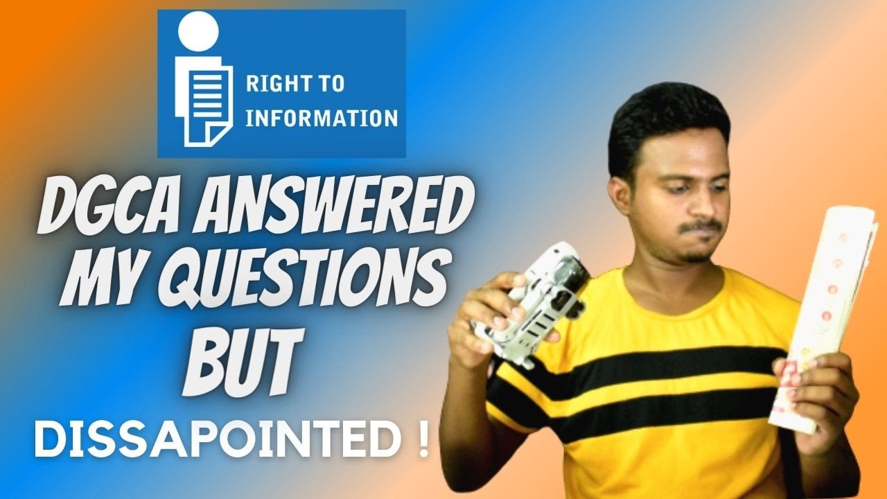 DGCA Answered my Questions about nano drones | RTI | Mavic Mini / Mini 2 Import & Registration