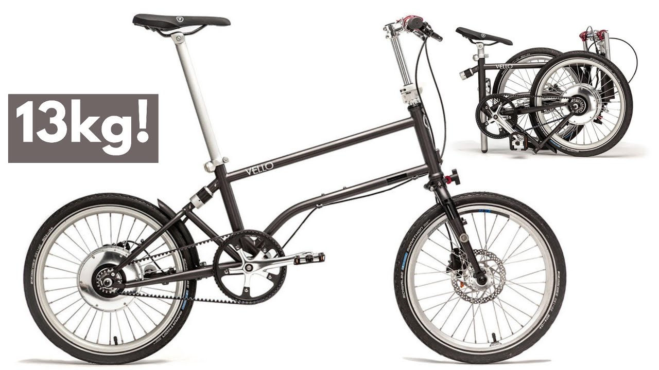 DAS KLEINSTE E-BIKE DER WELT Vello Bike + ! 250W! Rekuperation! Nur 13kg! Carbon Riemen! (Werbung)