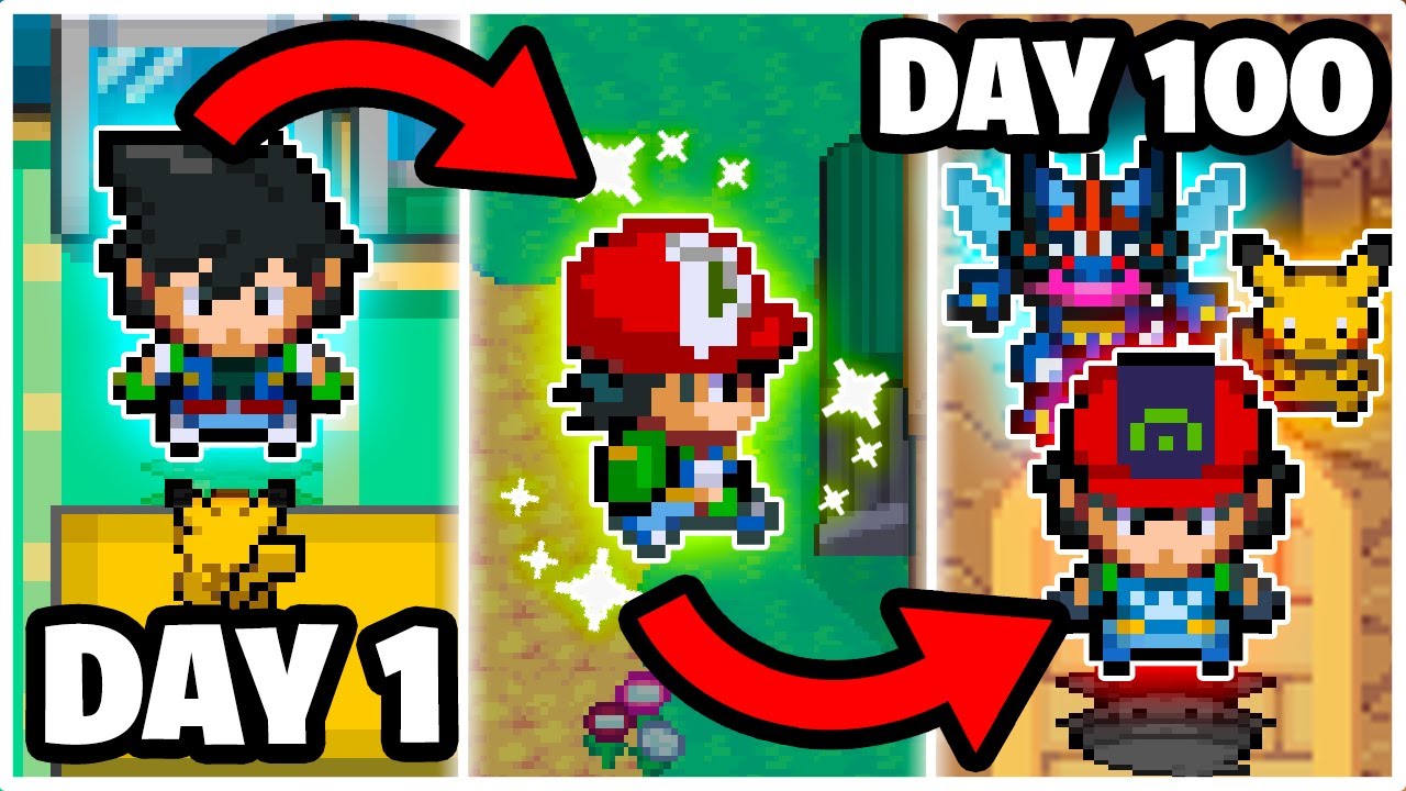 I Played 100 Days in Pokemon Fire Ash Here's What Happened (Fan Game)