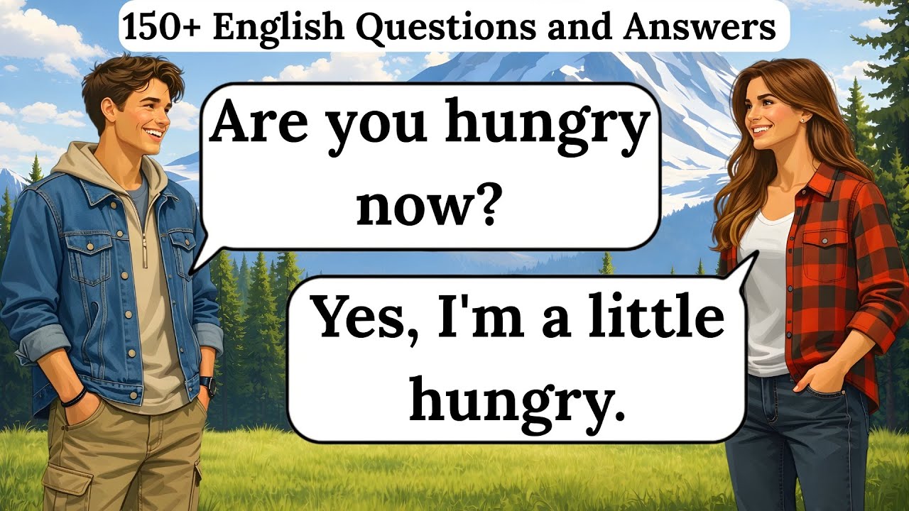 ✅150+ Questions and Answers in English | English Conversation Practice