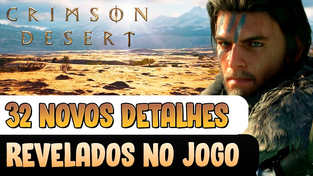 CRIMSON DESERT está ABSURDO! 6 HORAS de GAMEPLAY e MUITAS NOVIDADES!