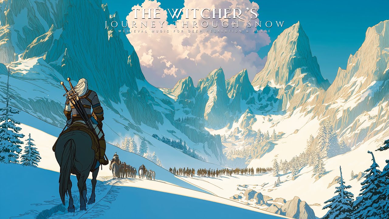 The Witcher's Journey Through Snow | Medieval Music for Deep Relaxation & Peace