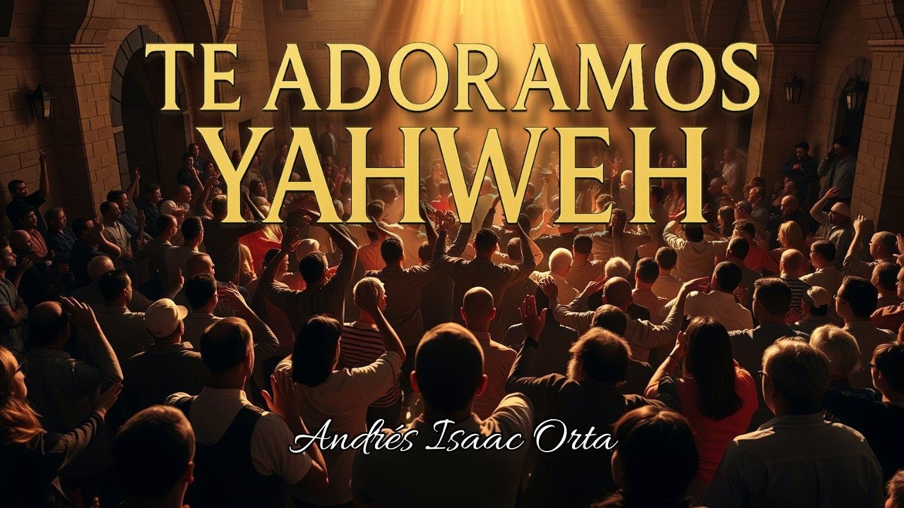 Te adoramos YAHWEH - gloria, aleluya (Cover - Lyric Video) | Andrés Isaac Orta @InspiracionMLLF