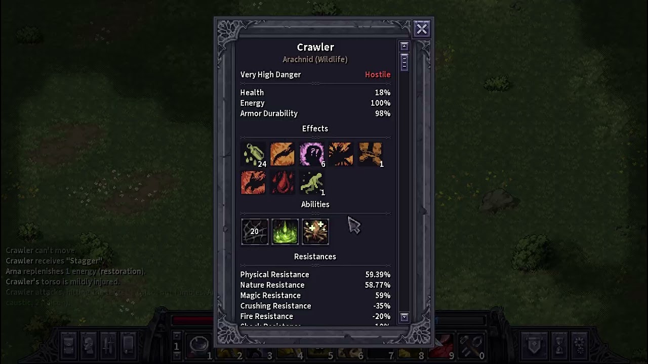 Stoneshard- Dealing with Crawler Burrow