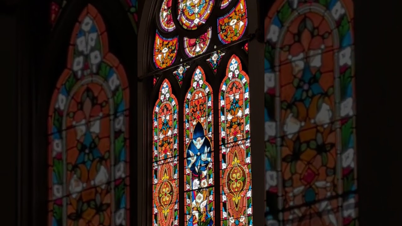 Sid Samberg in concert in Portland #music #piano #composer #church #portland #seattle #stainedglass