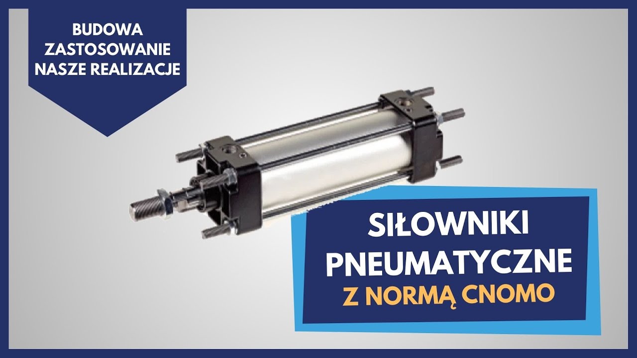 Siłowniki pneumatyczne CNOMO: wariant ze szpilką