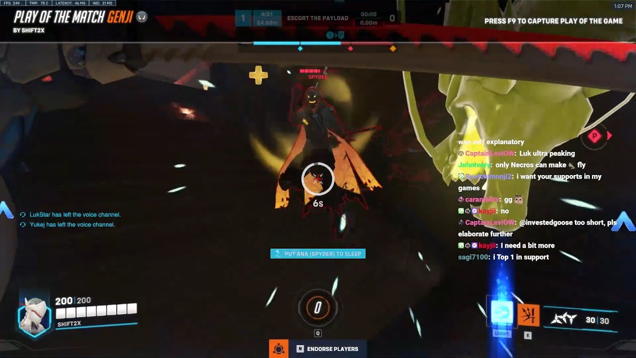 THIS IS WHAT #1 GENJI LOOKS LIKE IN OW 2 - NECROS! OVERWATCH 2 SEASON 8 TOP 500
