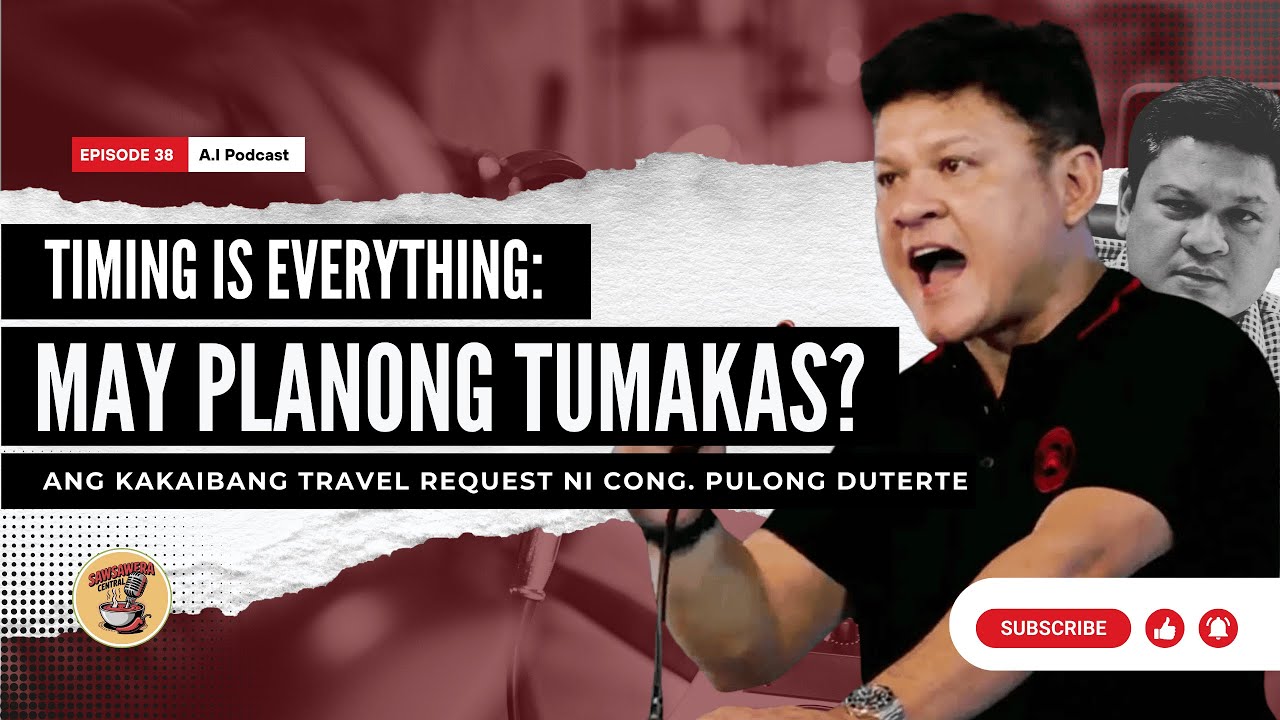 PULONG MAY PLANONG TUMAKAS? Suspicious timing ng request trip ni Cong. Duterte