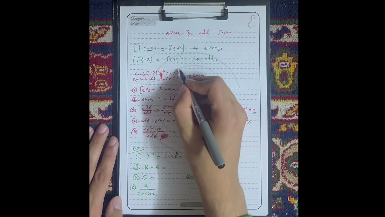 لكجر 1•شرح اساسيات الدوال المثلثية •شرح الدوال الزوجية والفردية•شرح تراكب الدوال•شرح التحويل بين الس