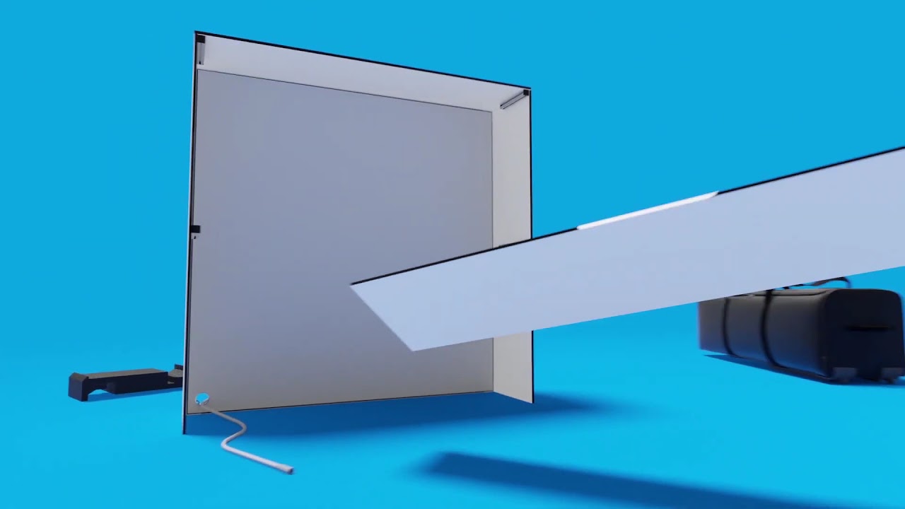 LED Messetheke beleuchtet - Modulap