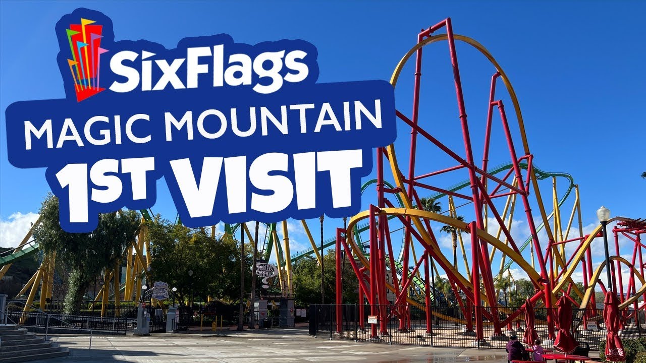 Six Flags Magic Mountain Trip - Day 1 - Magic Mountain!