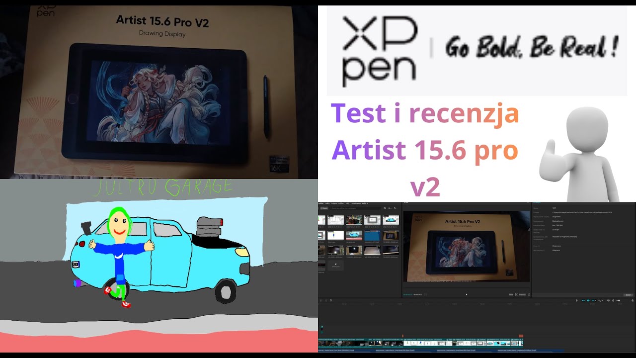 Test i Recenzja Xp Pen Artist 15.6 Pro v2