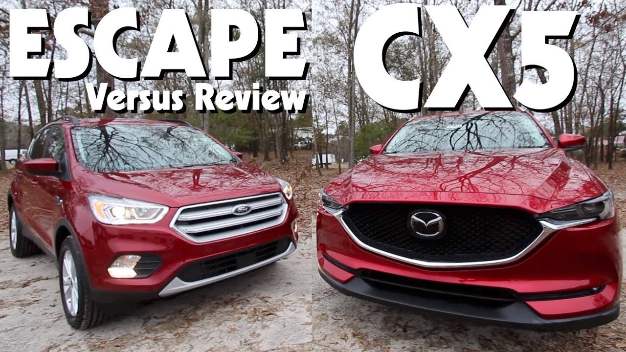 🔴 NEW 2018 Ford Escape SEL VS 2017 Mazda CX5 GT - Versus Review