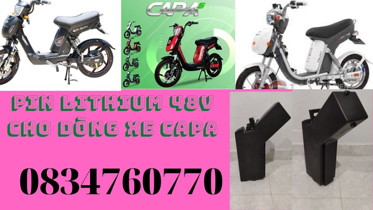 PIN LITHUYM 48v15AH CHO CÁC DÒNG XE PEGA, DK BIKE, NINJA RẤT CHI TIẾT