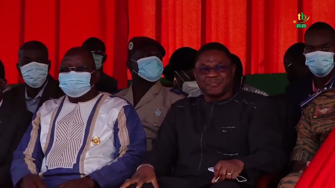 RTB - Passation de charge à la Police Nationale. Dieudonné Ouattara succède à Jean Bosco Kienou