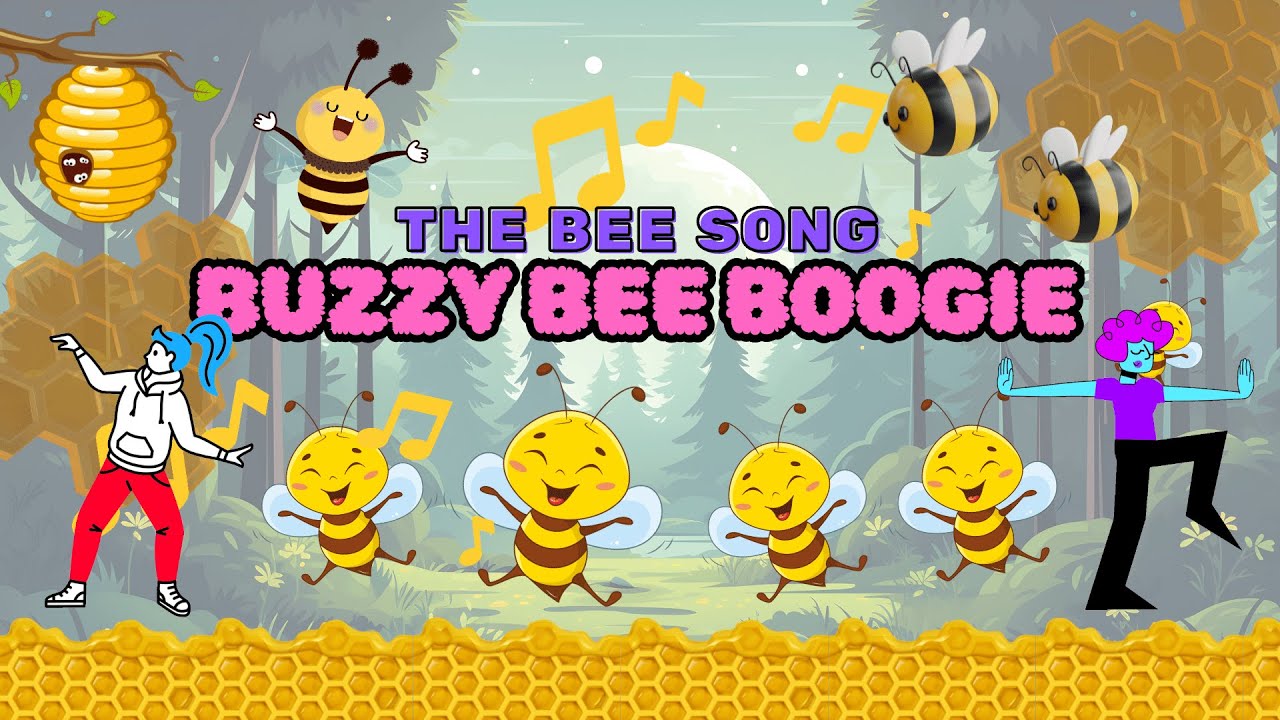 Get Ready to Dance, Kids! Let's Groove to the 'Buzzy Bee Boogie'!