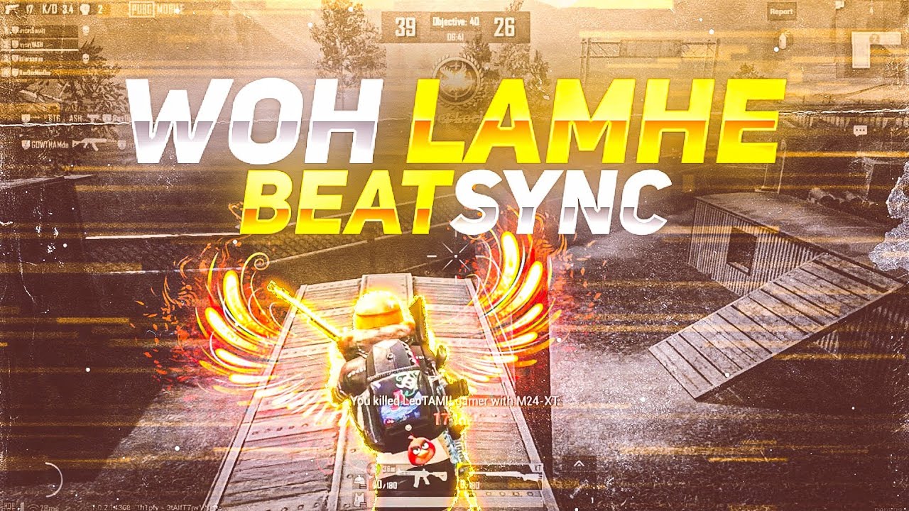 WOH LAMHE PUBG Beatsync Montage | Inspired by @ZeherAwais  | Hindi Song Beatsync