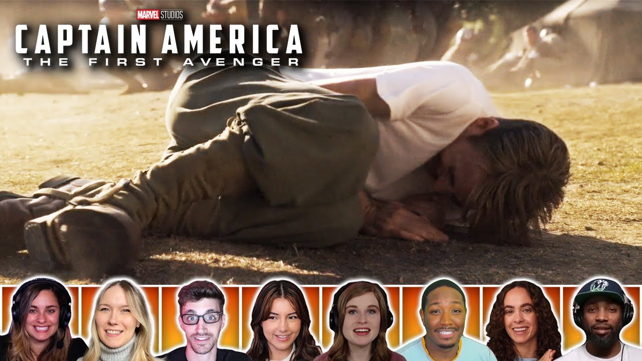 Reactors Reacting to STEVE ROGERS JUMPING ON GRENADE | Captain America: The First Avenger (2011)