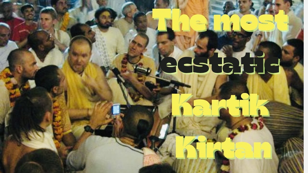 Aindra Prabhu - The most ecstatic Kirtan in ISKCON Vrindavan
