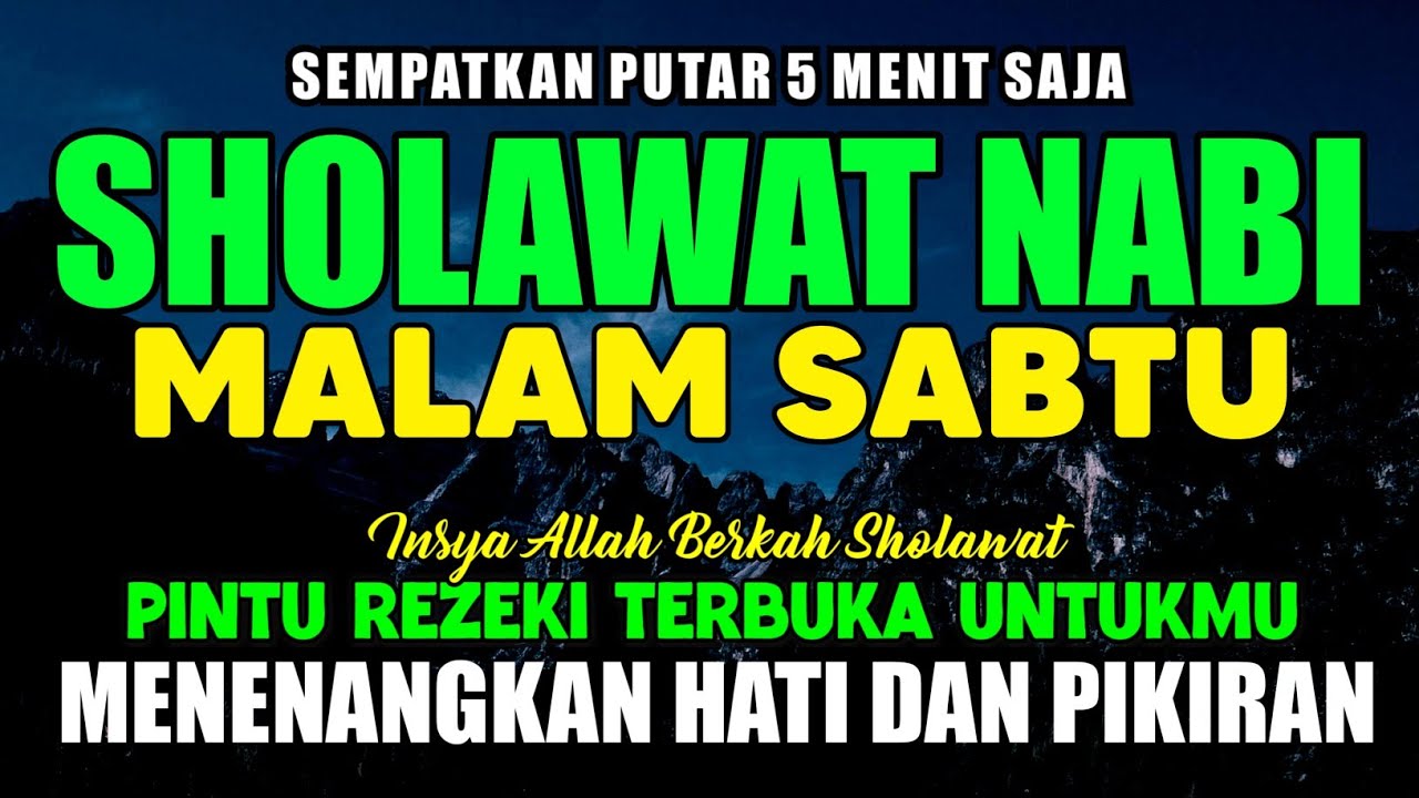 SHOLAWAT JIBRIL PENARIK REZEKI PALING MUSTAJAB, SHOLAWAT NABI MUHAMMAD SAW, Salawat Jibril Merdu