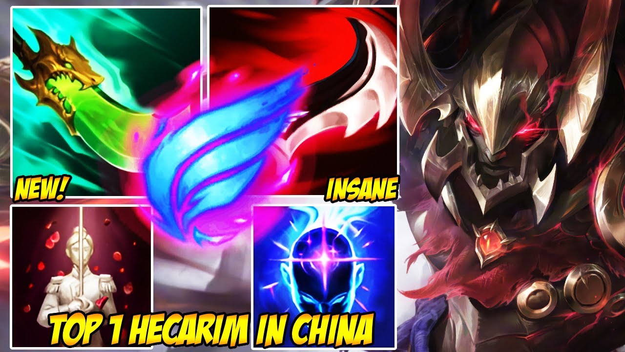 WILD RIFT CHINA TOP 1 HECARIM - HE CARRIED THEM ON HIS BACK. LITERALLY