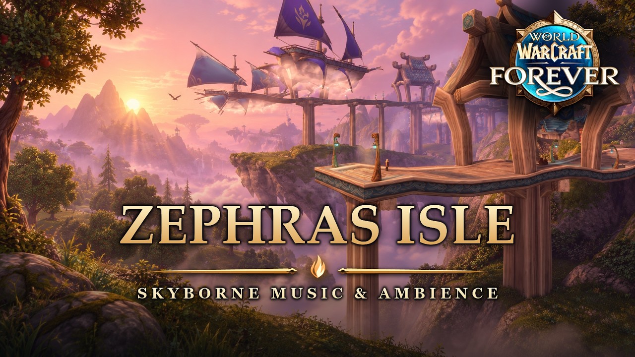 Explore Zephras Isle: Natural WoW Forever Soundscapes (No Commentary)