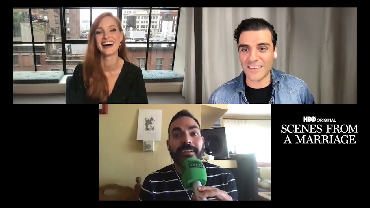 JESSICA CHASTAIN and OSCAR ISAAC interview | SCENES FROM A MARRIAGE ('Secretos de un matrimonio')