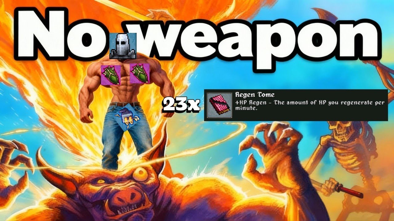 NO WEAPON NO PROBLEM | Megabonk | No WEAPON challenge (pacifist)