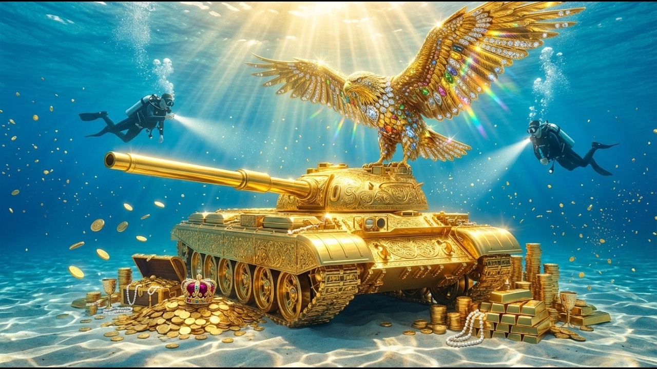 An Impossible Discovery A Treasure Tank Beneath the Ocean | #treasurehunt   #treasure