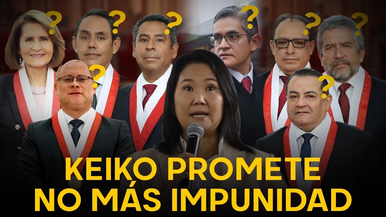 Candidata FUJIMORI califica de INACEPTABLE la IMPUNIDAD cuando esa misma la libró de ir a la cárcel