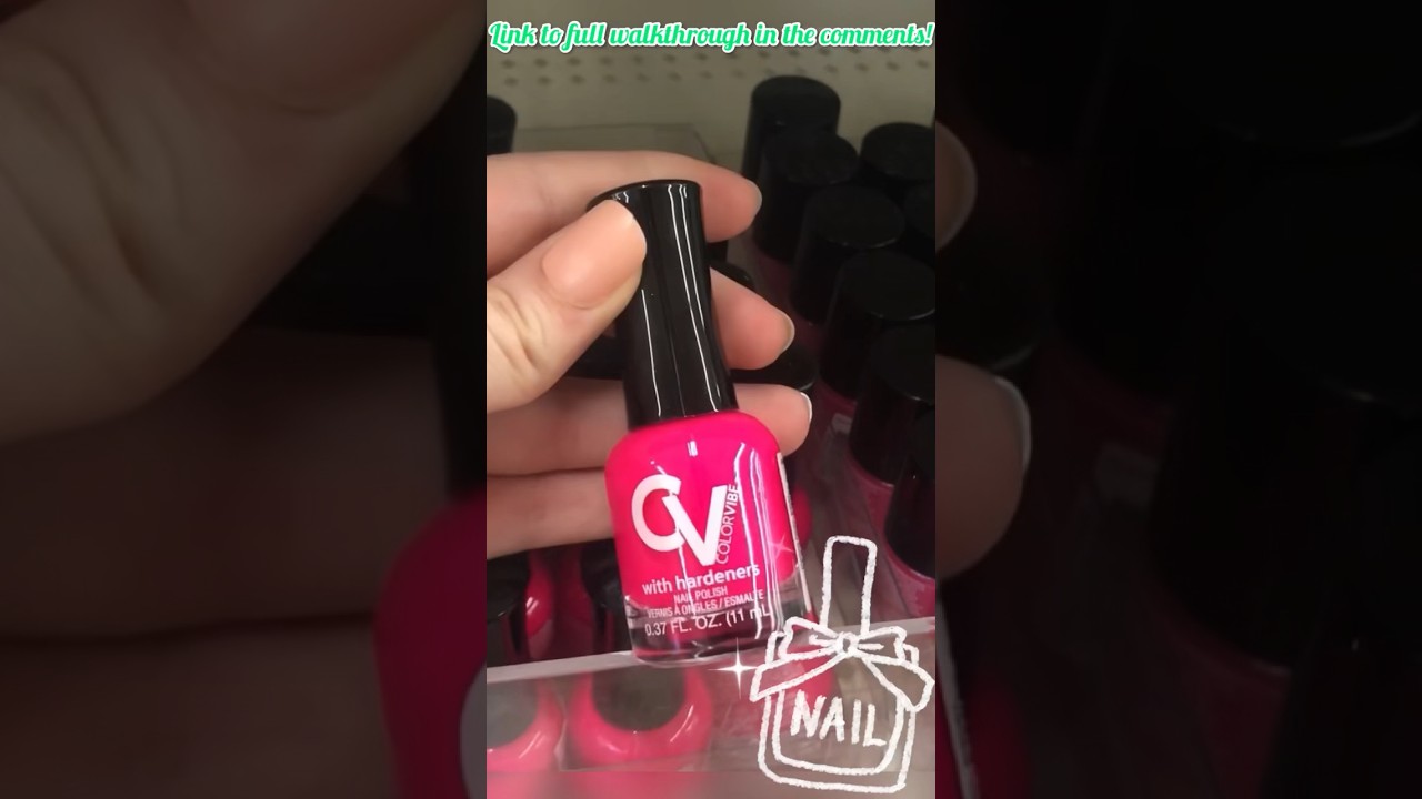 Color Vibe Nail Polish at Dollar Tree 💅🏻✨ #dollartree #dollartreefinds