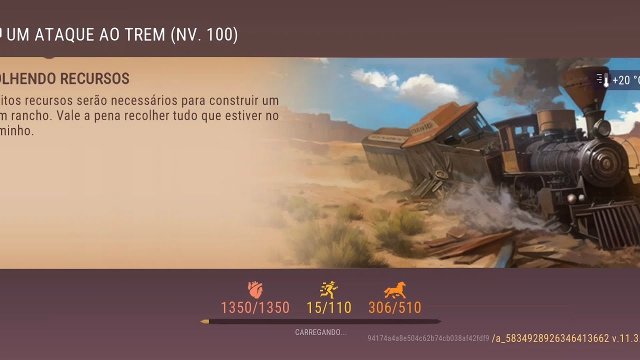 UM ATAQUE AO TREM NIVEL 100😱 (WESTLAND) QUASE QUE FUI