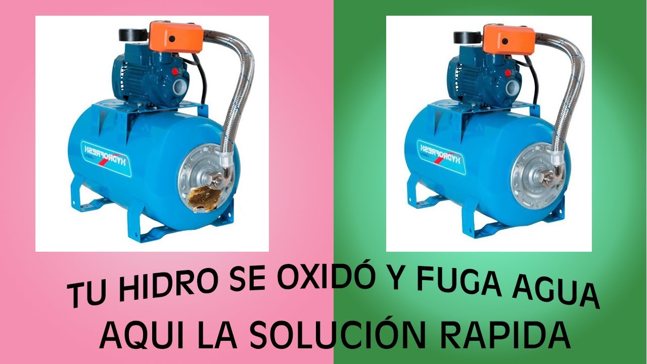 CAMBIO DE TAPA POR FILTRACIÓN, TANQUE HIDRONEUMATICO