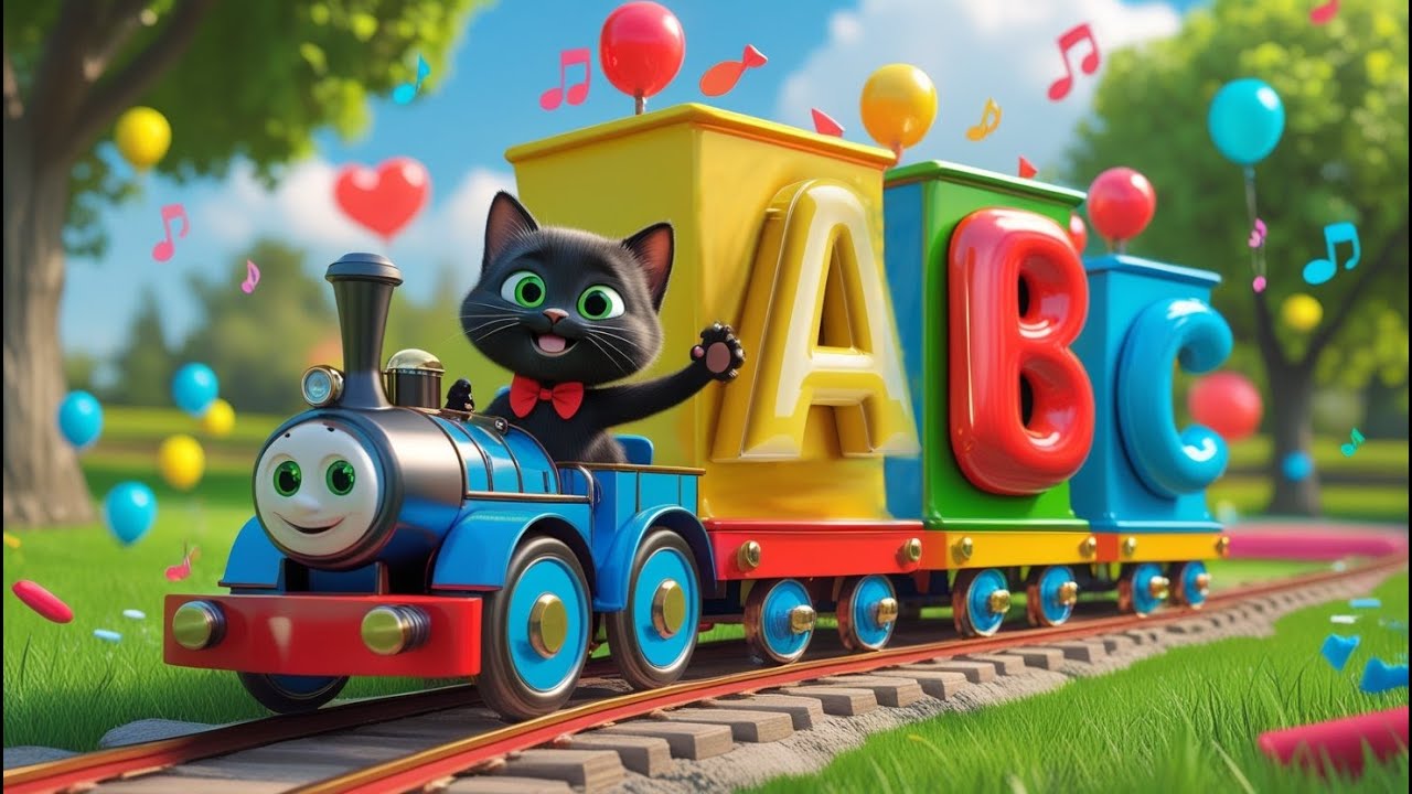 ABC SONG with MURRCHIK | Fun Alphabet for Kids | Learn ABC with Cartoon Kitten