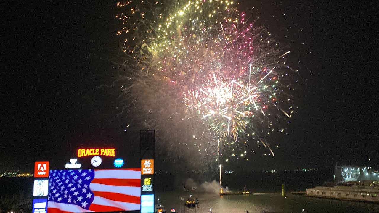 San Francisco Giants Fireworks Night Oracle Park 7/3/23 🇺🇸
