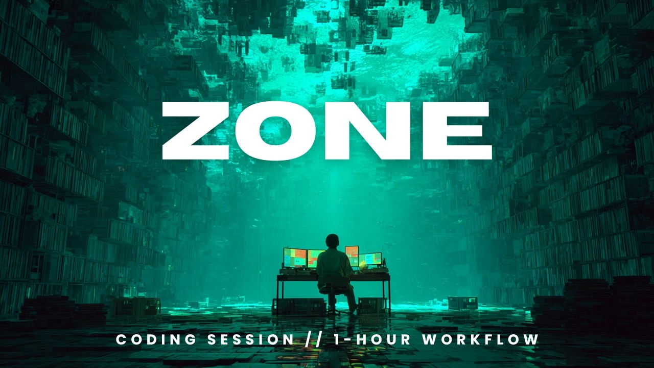 Deep Focus Coding — ZONE: 1-Hour of Repetitive Rhythms for Flow State (165-170 BPM)