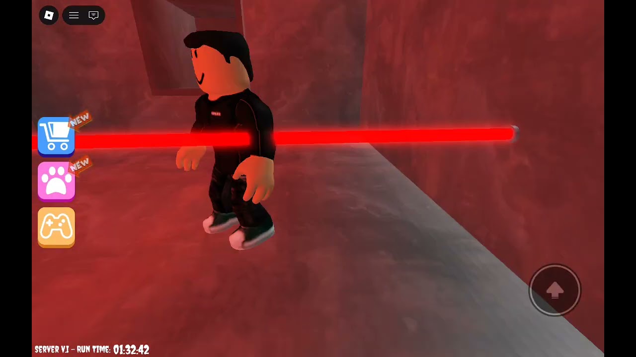 I played a horror game with my brother and my mom.