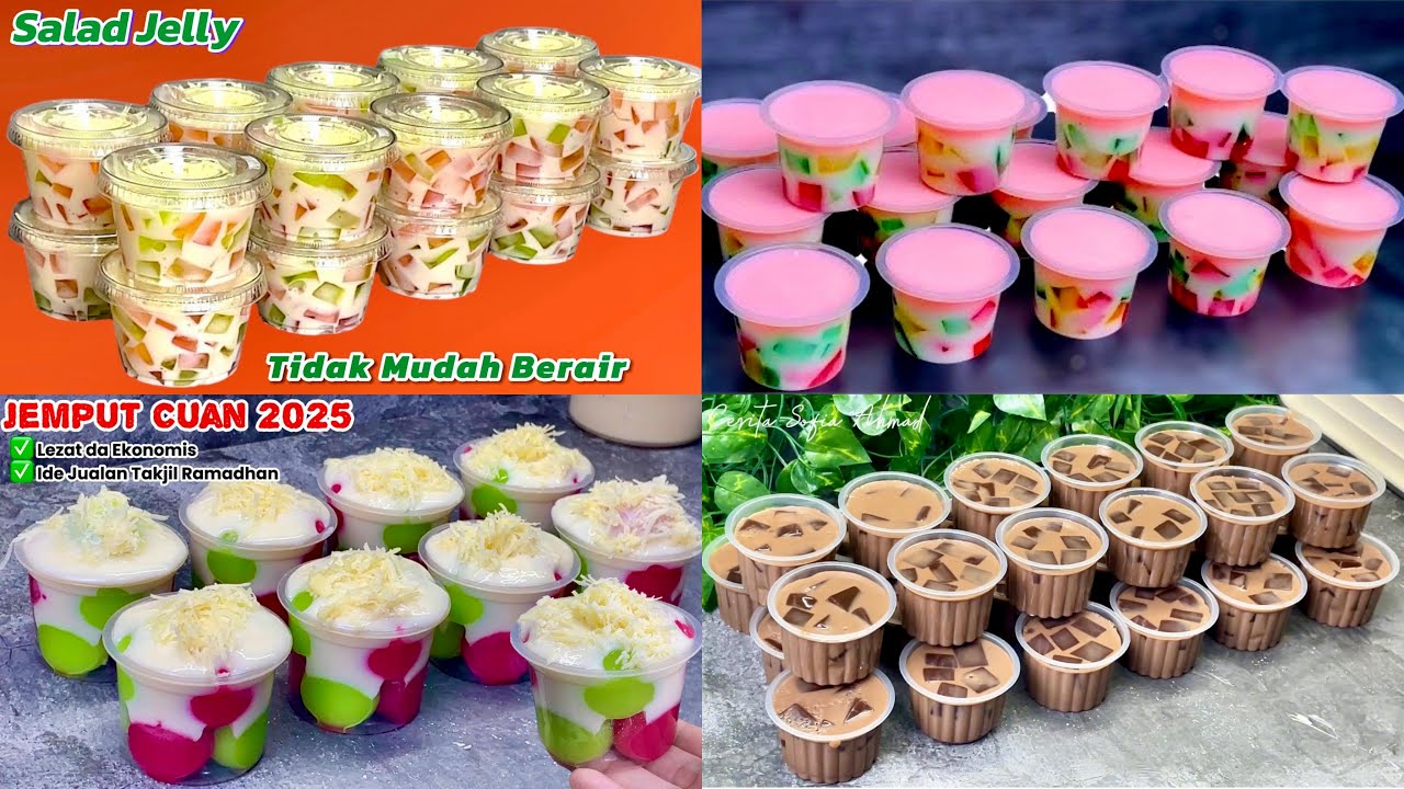 4 Resep Dessert Olahan Nutrijell dan Agar-Agar Paling Recomended
