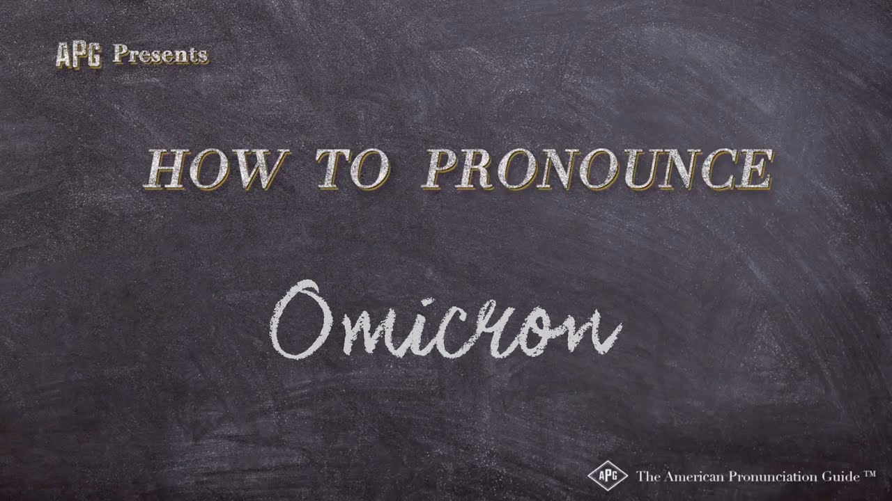 How to Pronounce Omicron (Real Life Examples!)