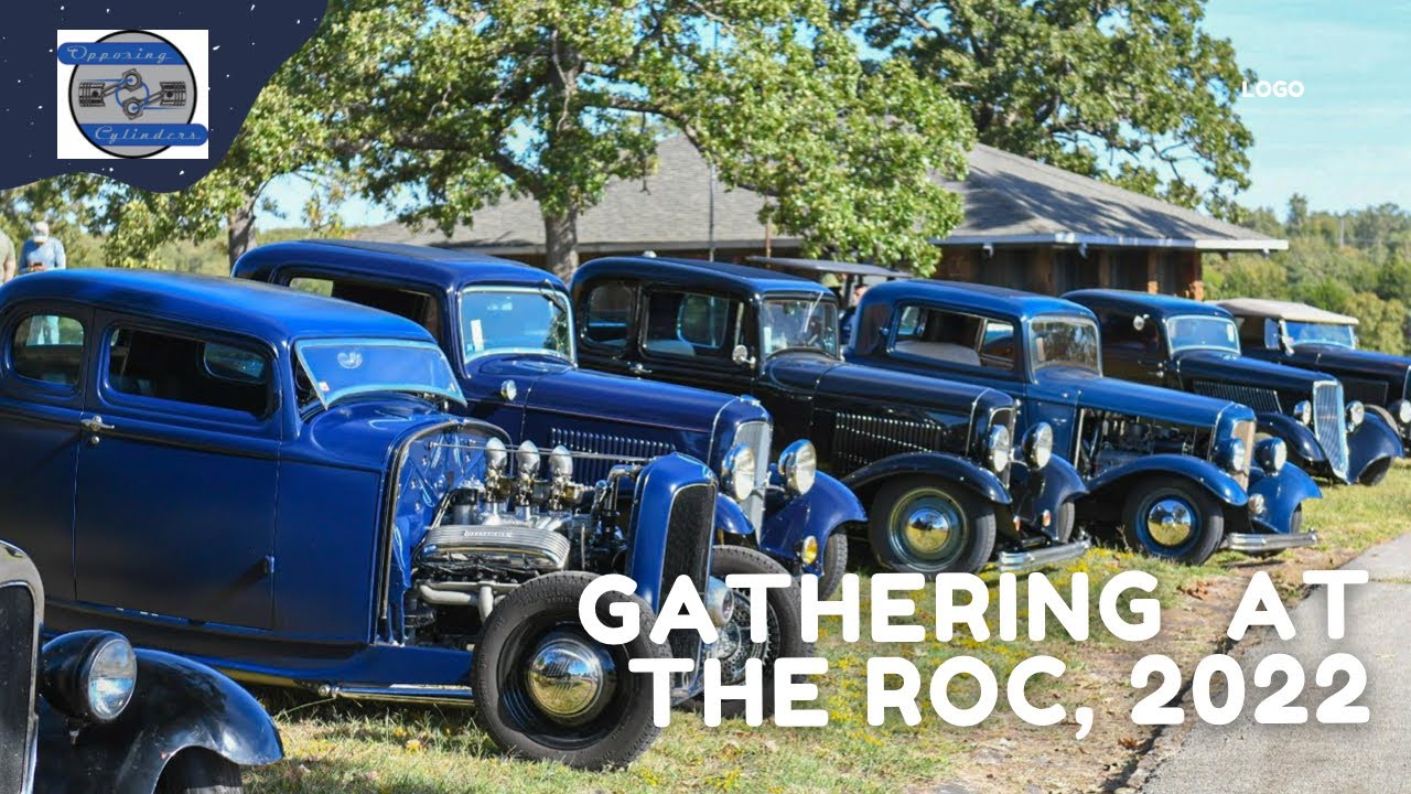 Gathering at the Roc, 2022.  Driving into Woolaroc and Show Time!