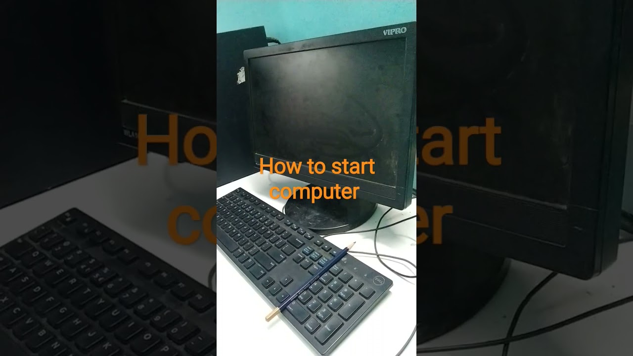 How to start computer #viral #shorts #computer #education