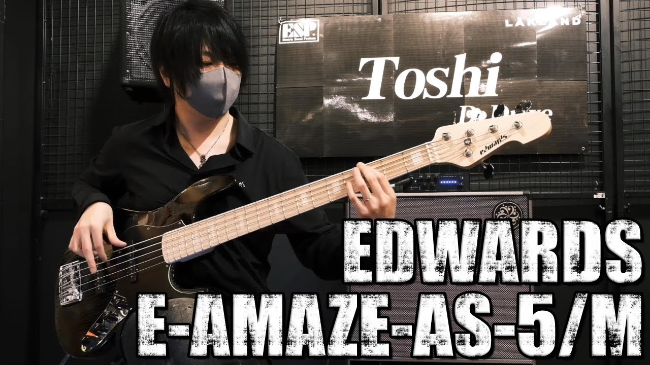 ESP Guitars: EDWARDS E-AMAZE-AS-5/M Demonstration feat. Toshiyuki