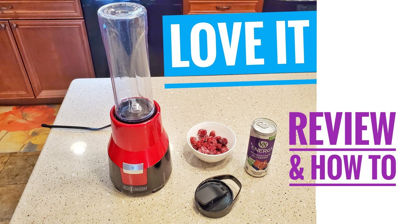 Black Decker Fusion Blade Blender REVIEW How to use