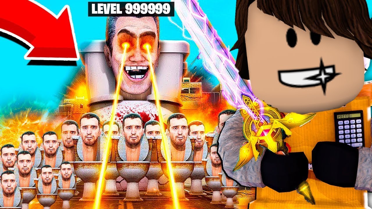Skibidi Toilet ტოილეტების შემოტევა Roblox ში