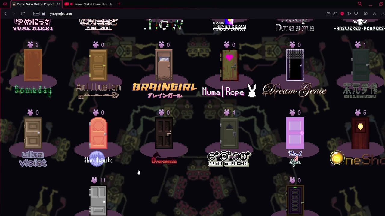 Free Multiplayer Liminal Horror Game! Project Yume Nikki Online.