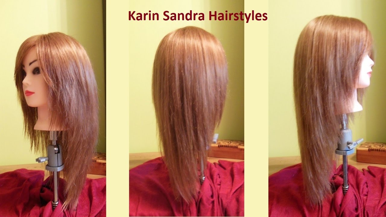 Long layered V Haircut tutorial | Face Framing layers Haircut | Long haircut with layers | Coupe V