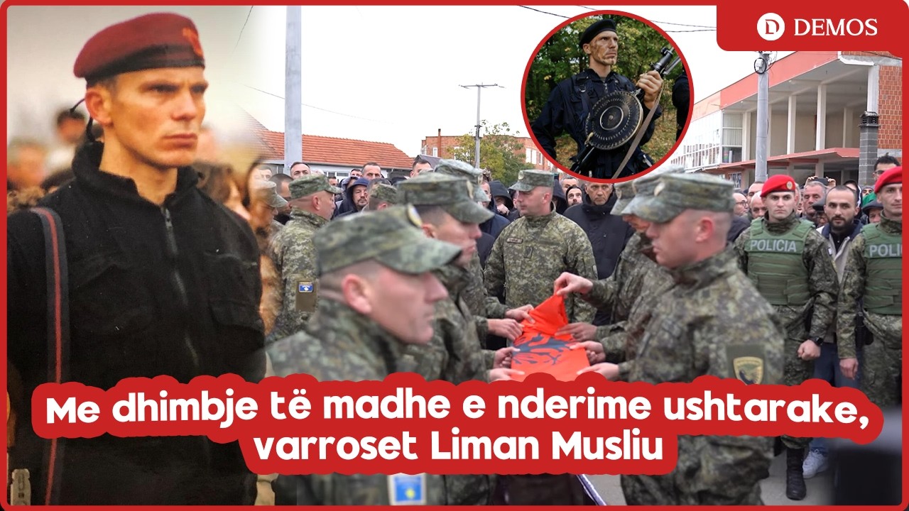 Me dhimbje të madhe e nderime ushtarake, varroset ish-ushtari i UÇK-së, Liman Musliu
