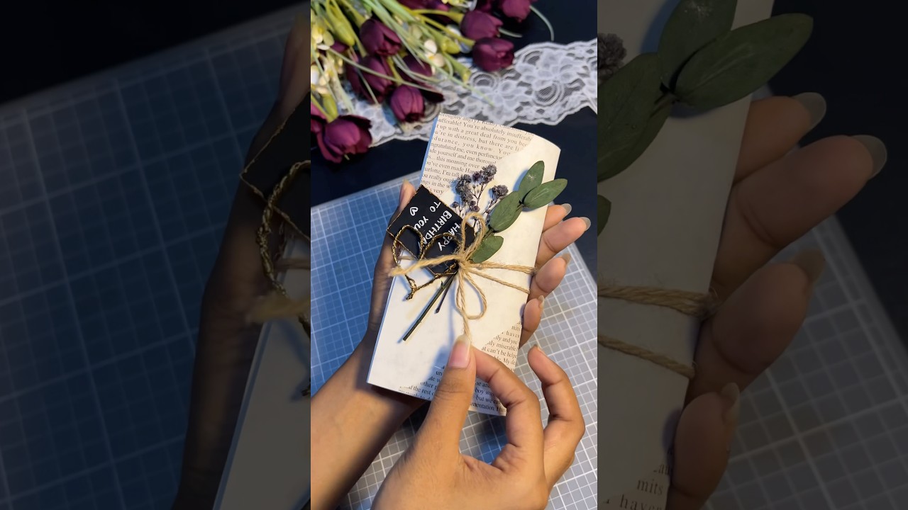 DIY flap card 🖤✨