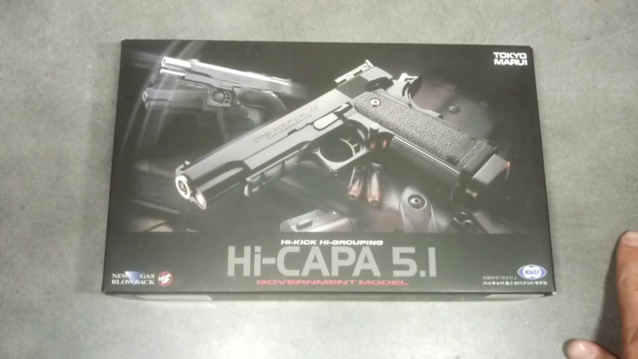 [Tokyo Marui] HI-Capa 5.1 noir (fr)