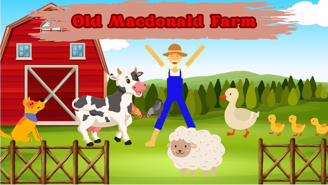 Old MacDonald Had a Farm (Without Music) Vocal-Only Kids' Version